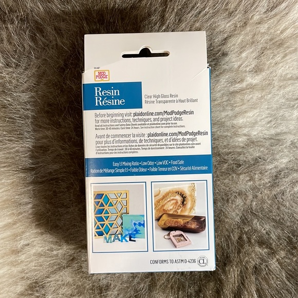 NIB Mod Podge Clear High Gloss Art Resin and Hardener, 4oz Bottles, 8oz Total - Picture 3 of 9